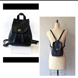 Coach Black Backpack